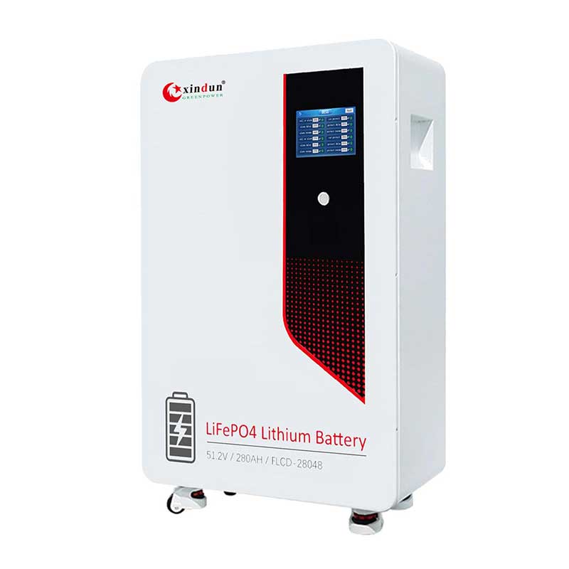 25.6V 200Ah LiFePO4 Lithium Battery FLCD-20024, Built-in BMS, 5.12kWh Wall Mounted Lithium Iron Phosphate Battery for Home Solar Energy Storage System